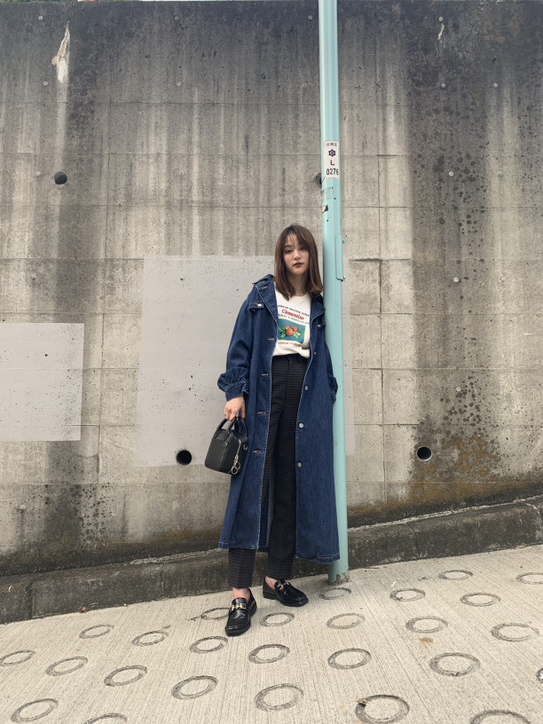 トレンチコート Moussy