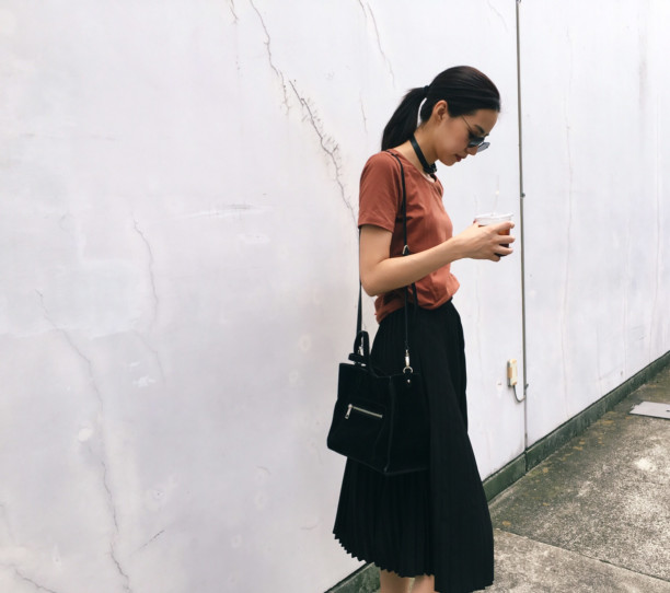 私服コーデ テラコッタカラーで脱夏服マンネリ Shiho Moussy 私服コーデ テラコッタカラーで脱夏服マンネリ Shiho Moussy