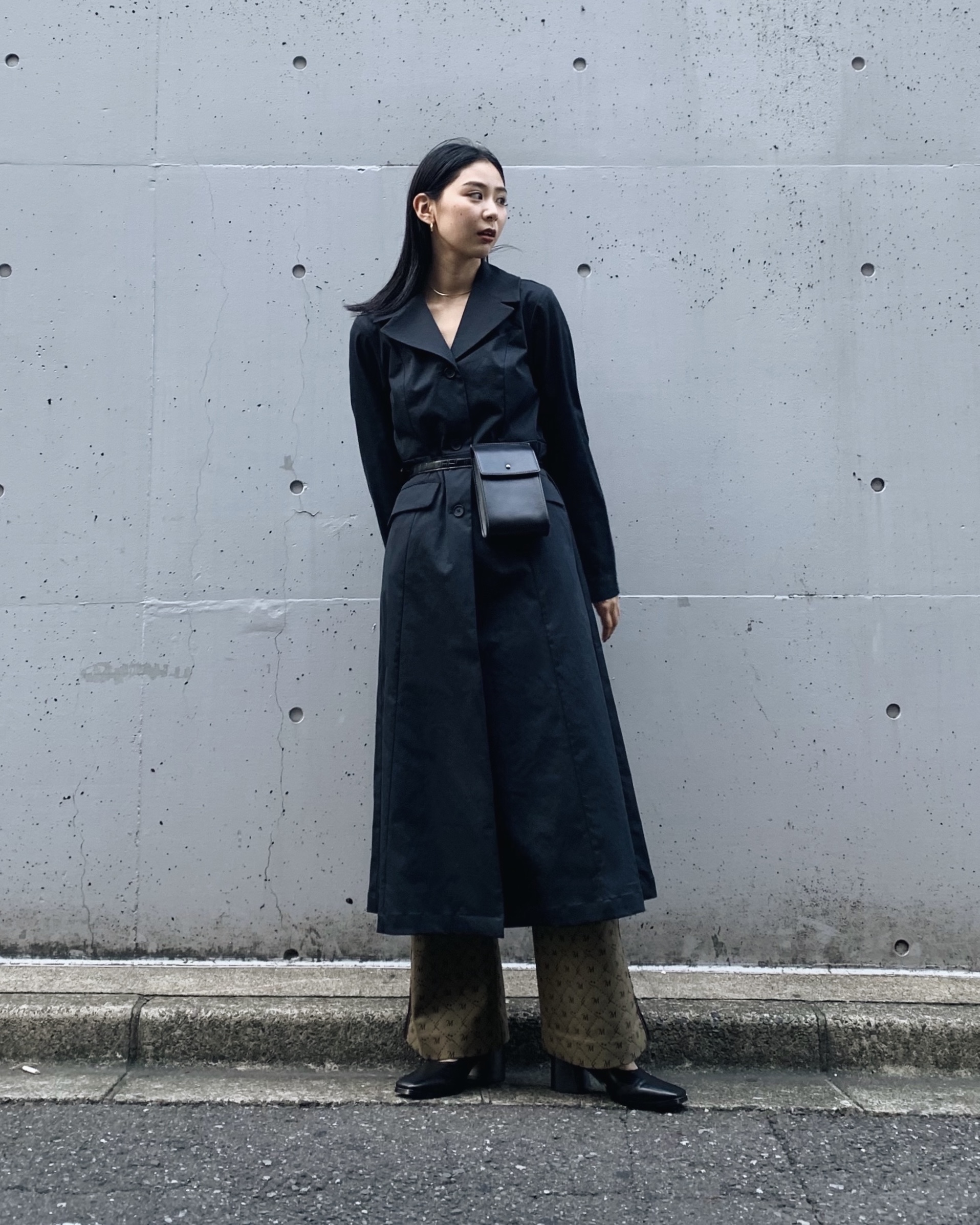 ジャケット/アウターDM HOODED OVER TRENCH コート