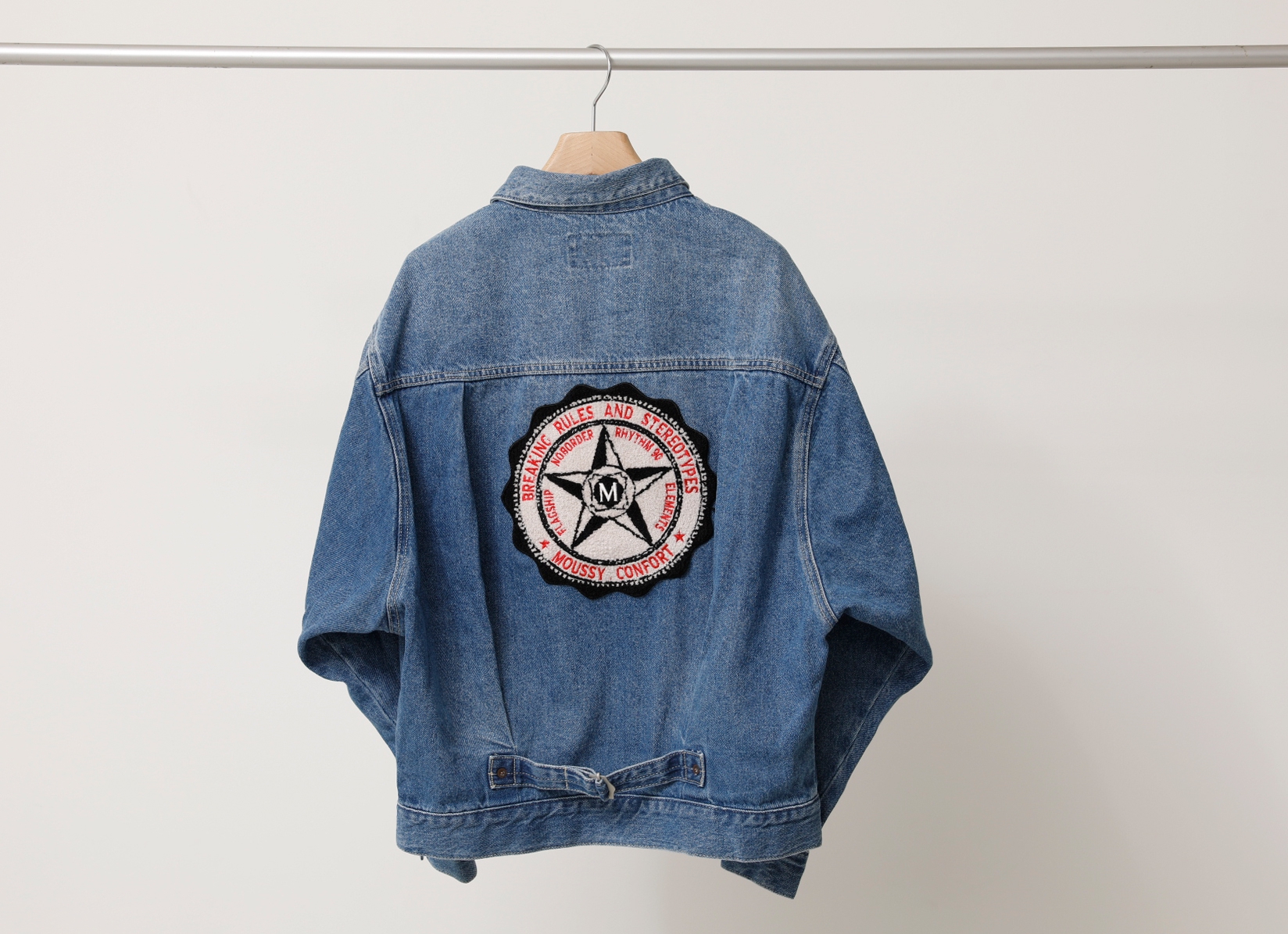 激レア】MOUSSY VINTAGE ライダースDENIM JACKET - メルカリ