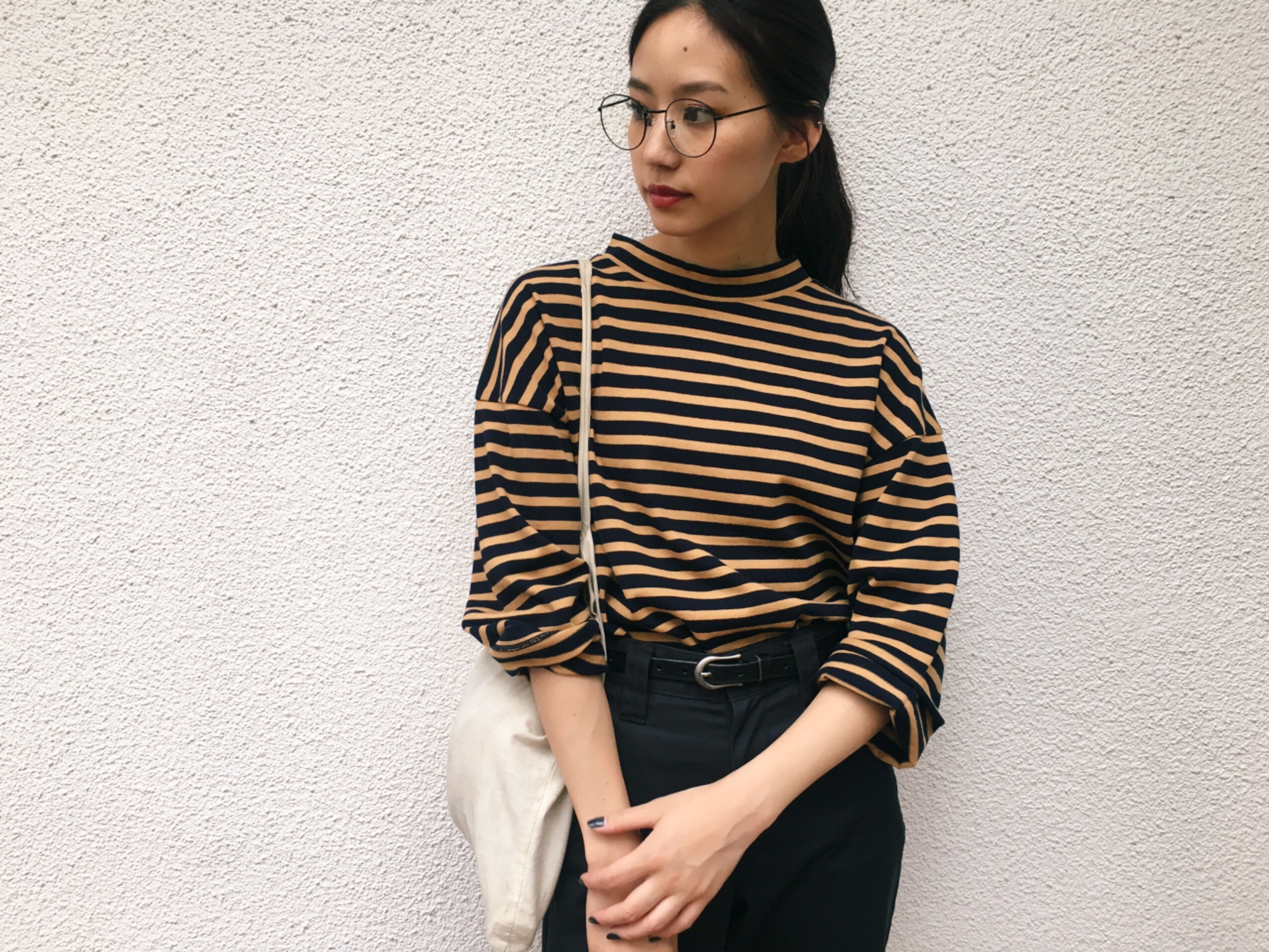 定番のボーダートップスはカラーで差をつけよう！shiho | MOUSSY