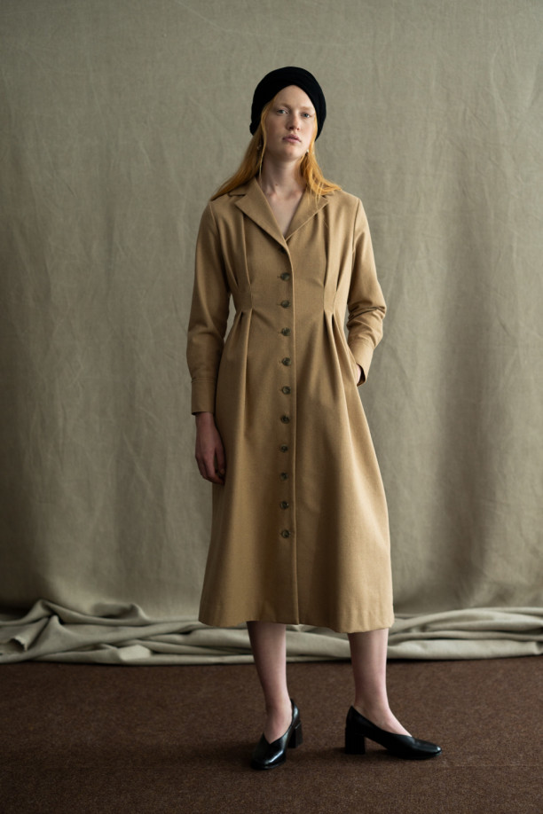 Tuck Waist Long Dress 入荷のお知らせ Moussy