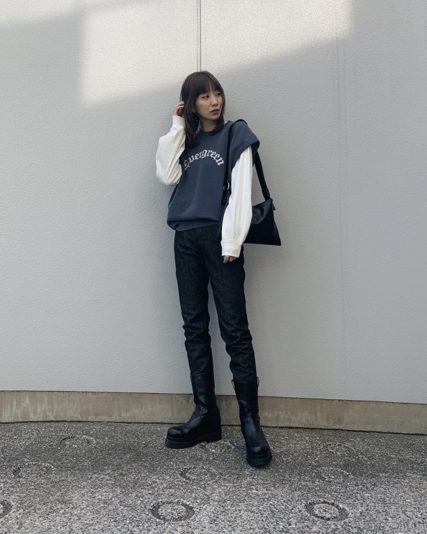 SNAP COLLECTION - PLAIN JEANS BLACK - | MOUSSY 