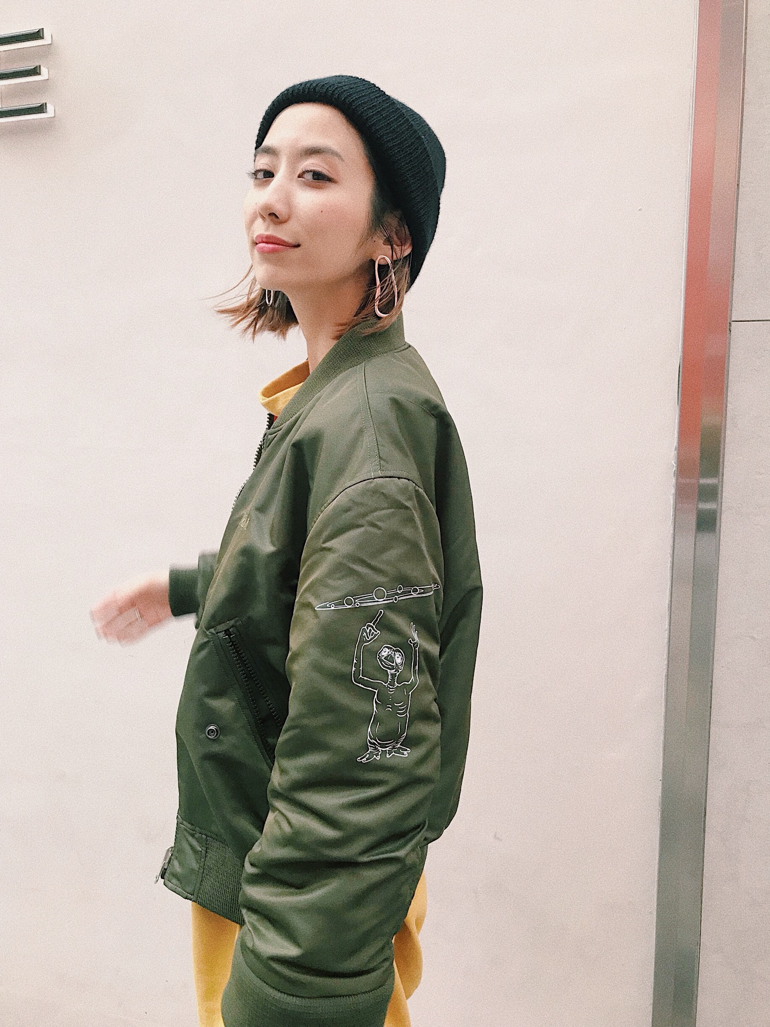 美品　ほぼ未使用　moussy スタジャン 大阪POP UP🔥akira | MOUSSY