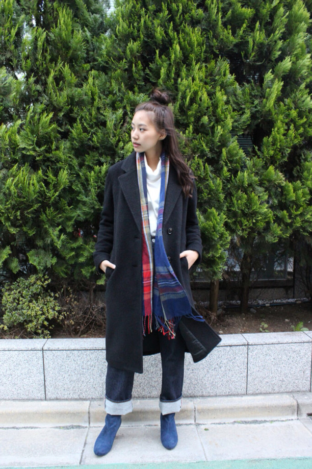 MOUSSY SINGLE BREASTED ロングコート ウール（マウジー MOUSSY STAND  