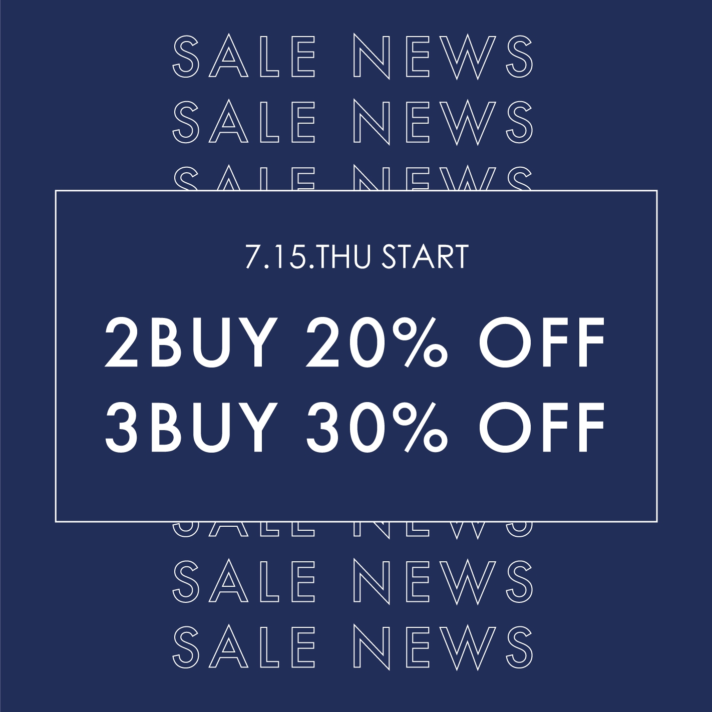 MOUSSY 7/15(thu) START【2BUY 20%OFF / 3BUY 30%OFF】