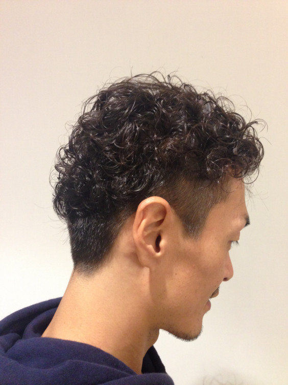 メンズパーマ Earth Coiffure Beaute 新潟紫竹山店