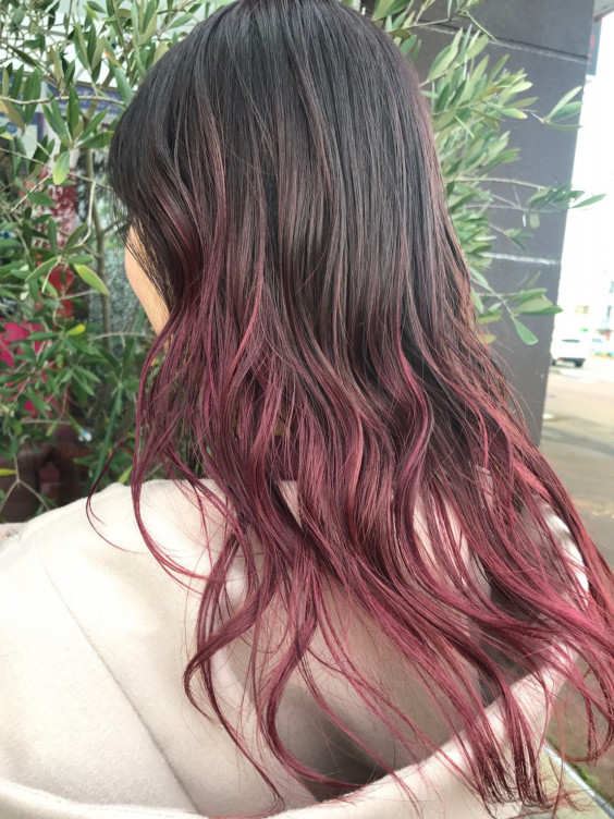 普通のグラデーションカラーに飽きたオシャレ上級者へ Earth Coiffure Beaute 長野駅前店 普通のグラデーションカラーに飽きたオシャレ上級者へ Earth Coiffure Beaute 長野駅前店