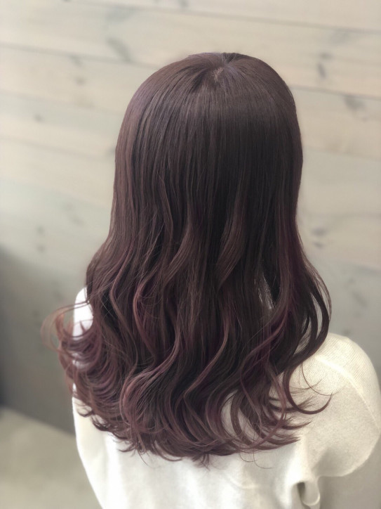 スプリングカラー ピンクアッシュ Lucea Hair