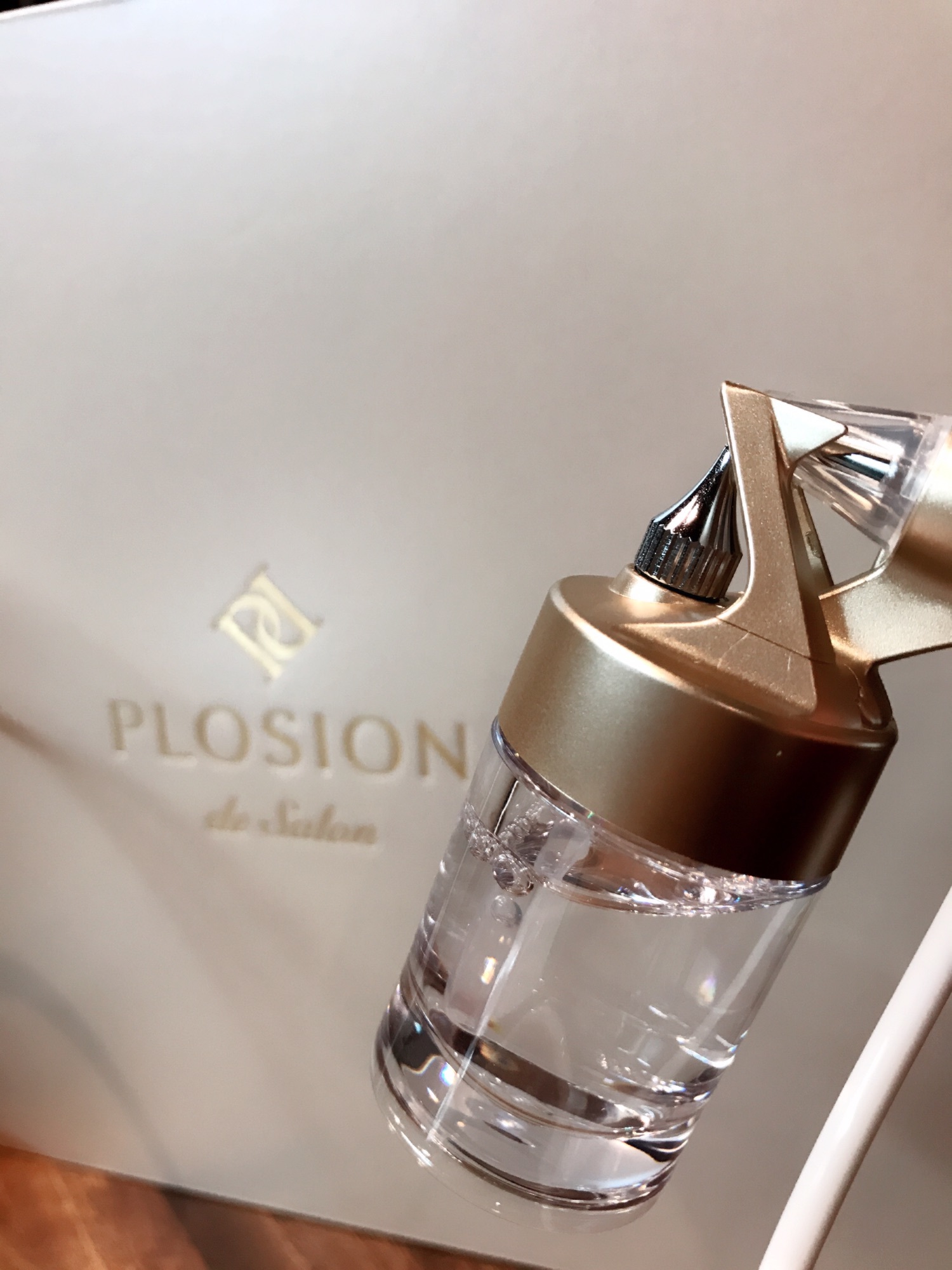 //美品//プロージョン デ サロン Plosion de salon 試してみた】プロージョン炭酸ミストユニット PLOSION de Salonの
