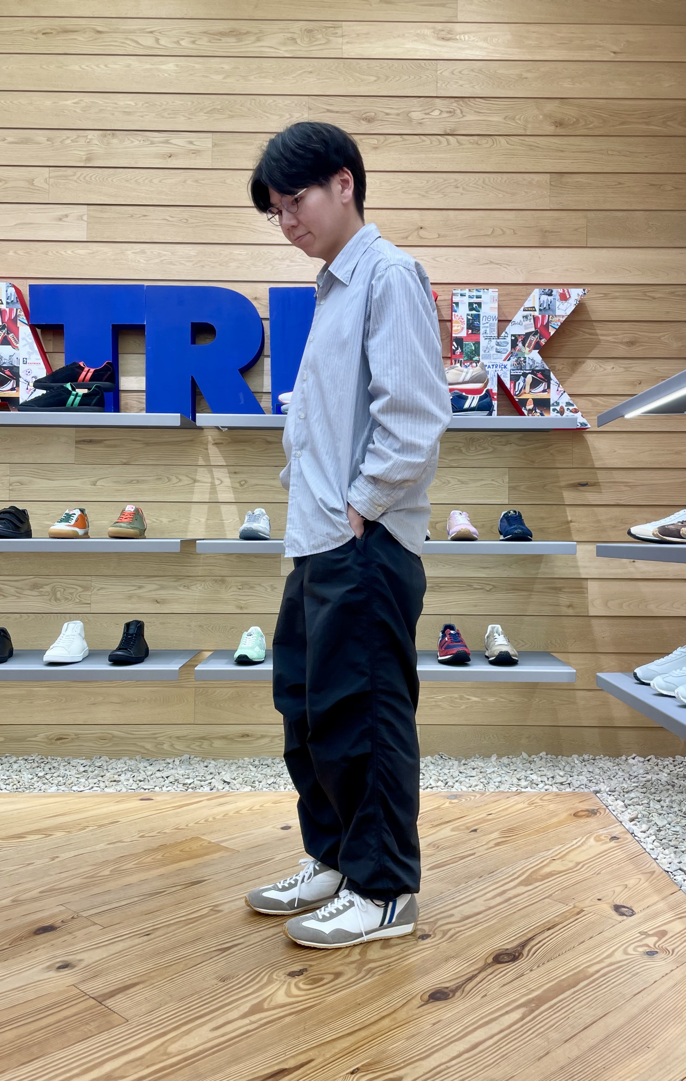 smilerepublic デニム スニーカー スマイルリパブリック Smilerepublic Denim Blue Black Slip On Shoes Platform White