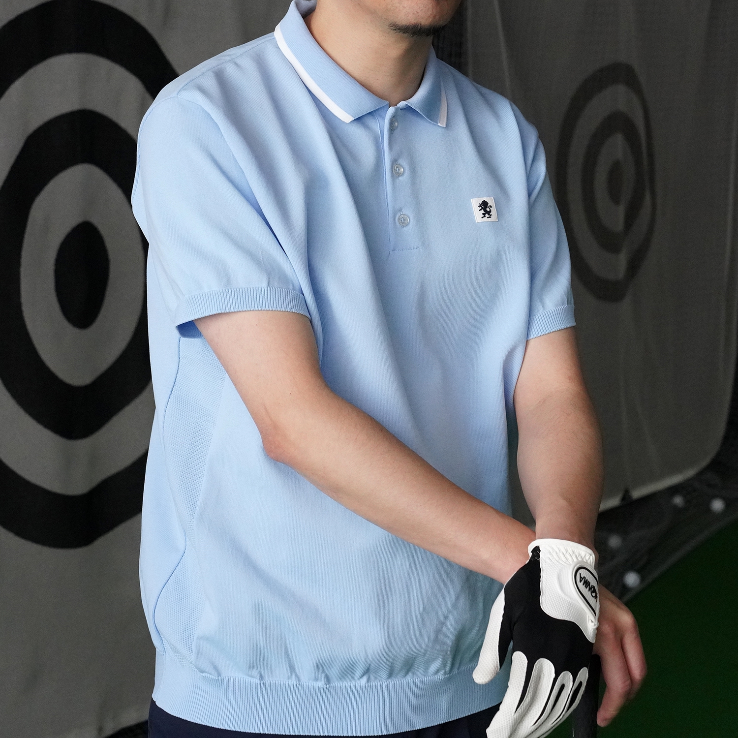 パトリック ゴルフ ポロシャツ メンズ 半袖 シャツ メッシュ 吸水速