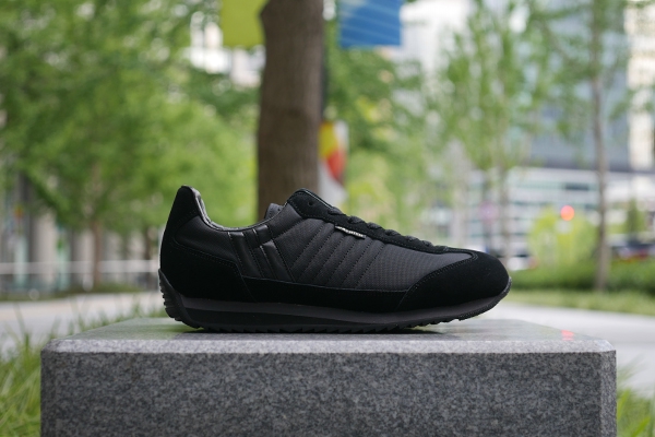 未使用級☆PATRICK MARATHON スニーカー オールブラック 23.5cm 37】PATRICK マラソン オールブラック 94601日本製
