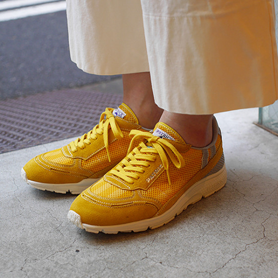 ★【希少】パトリック MX-90 EL イエロー オレンジ メッシュ スエード ☆【希少】パトリック MX-90 EL イエロー オレンジ メッシュ スエード