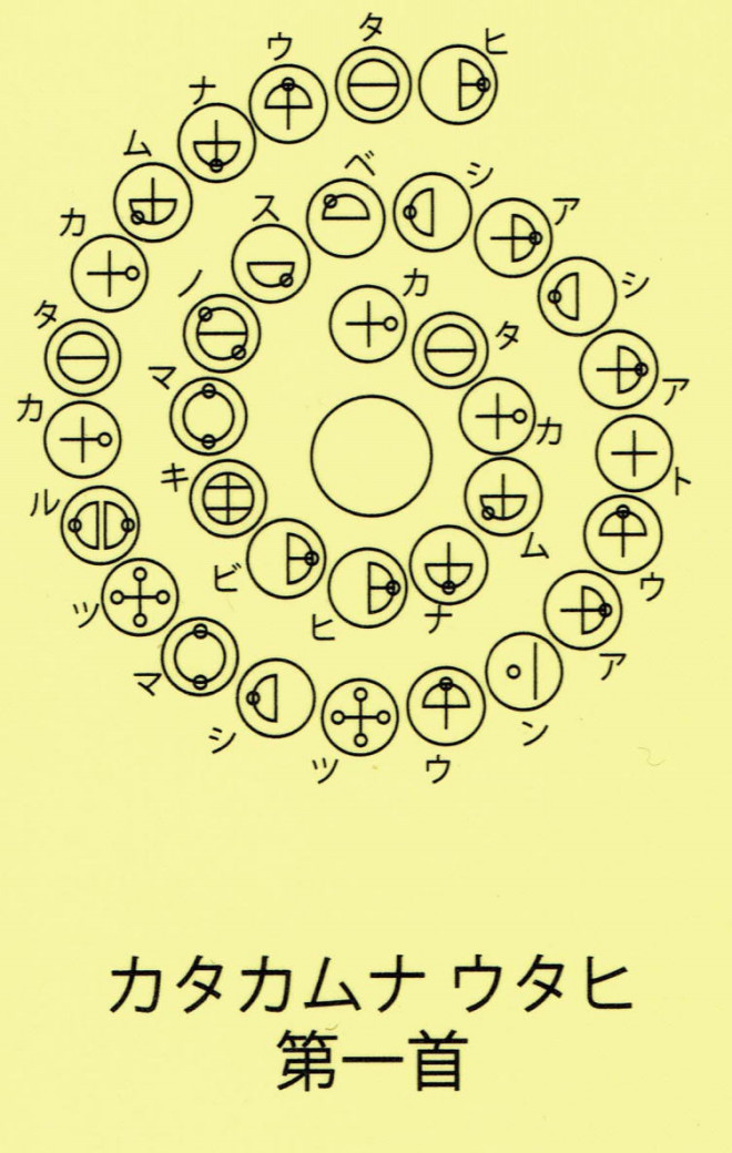 カタカムナウタヒ第一首 コズミック教育企画