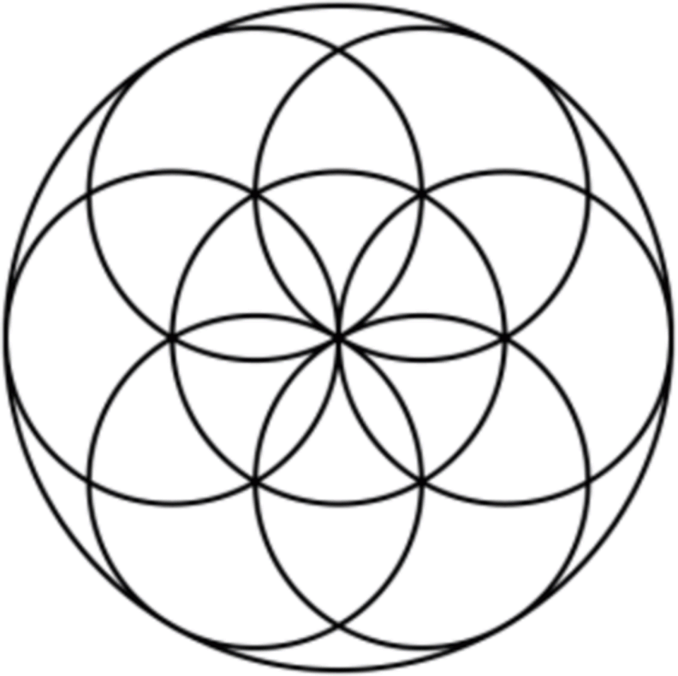 神聖幾何学模様 塗り絵 コズミック教育企画