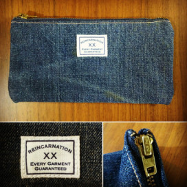 Vintage Denim Pouch 009 -LEVI