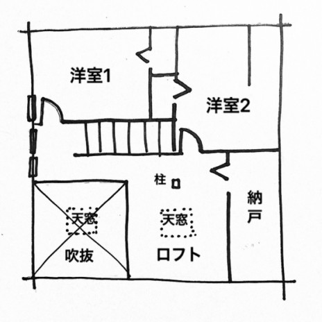 2階の間取り 変更しました T S Bess Country Log