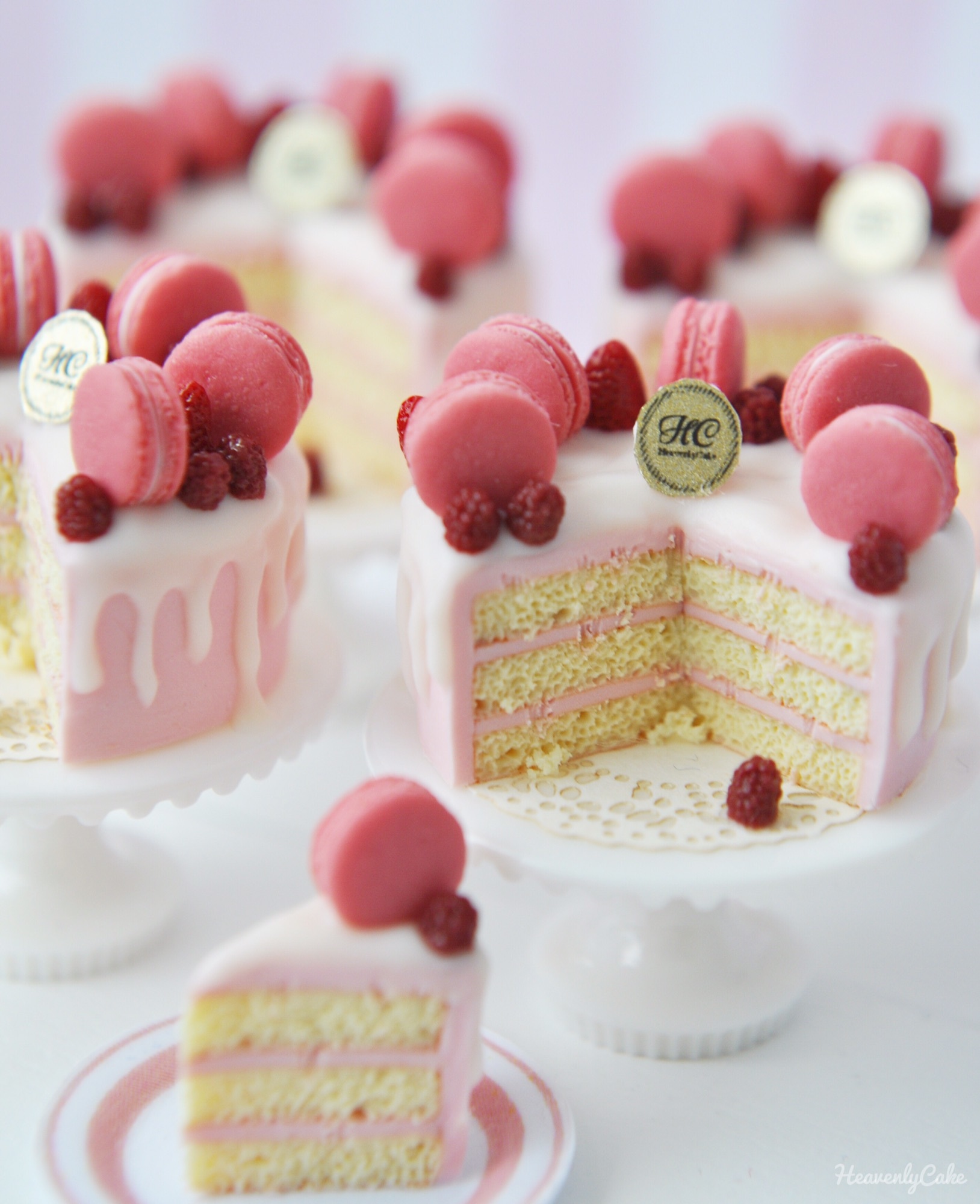 マカロンケーキ完成 | HeavenlyCake miniatures