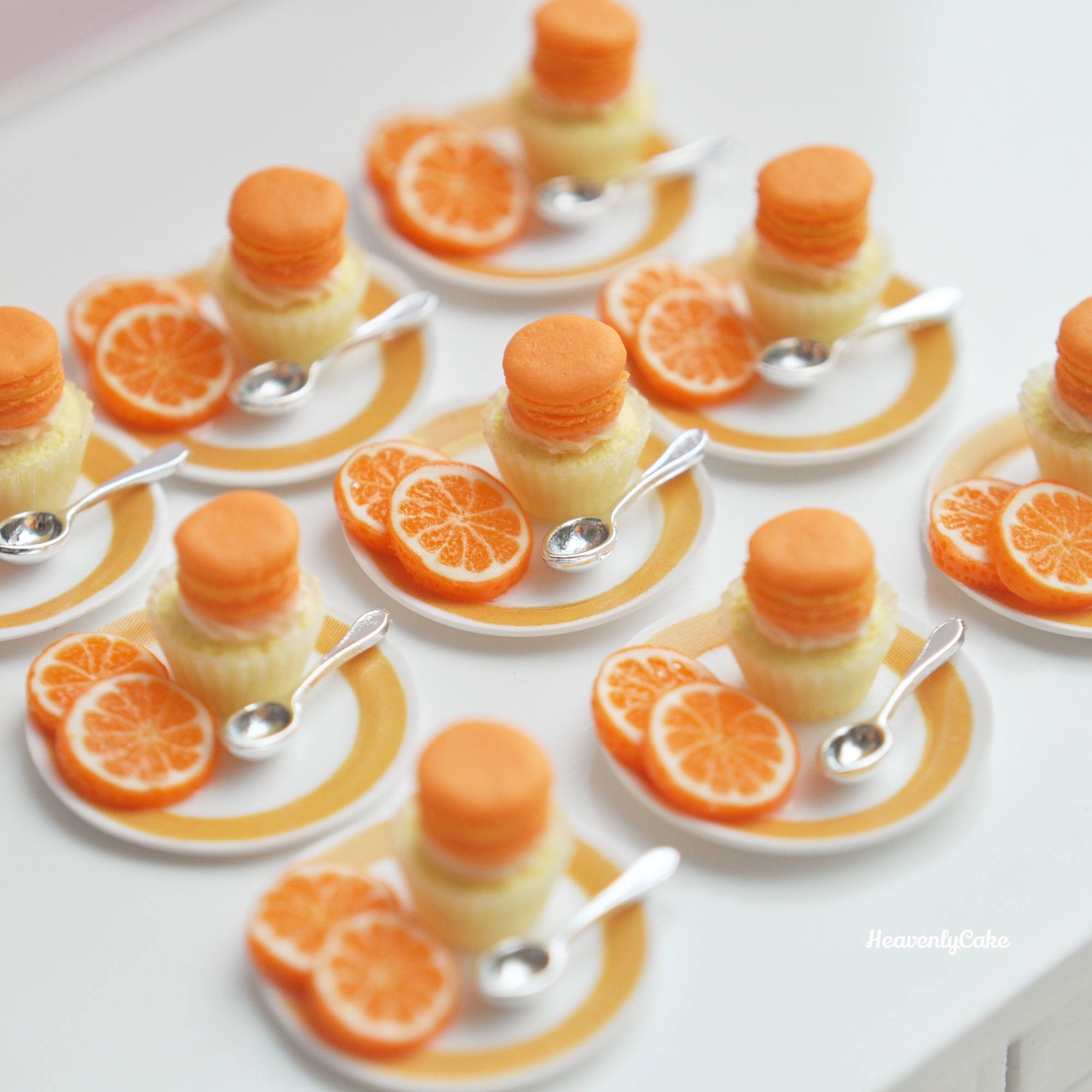 販売用のオレンジパウンドケーキセット完成 | HeavenlyCake miniatures