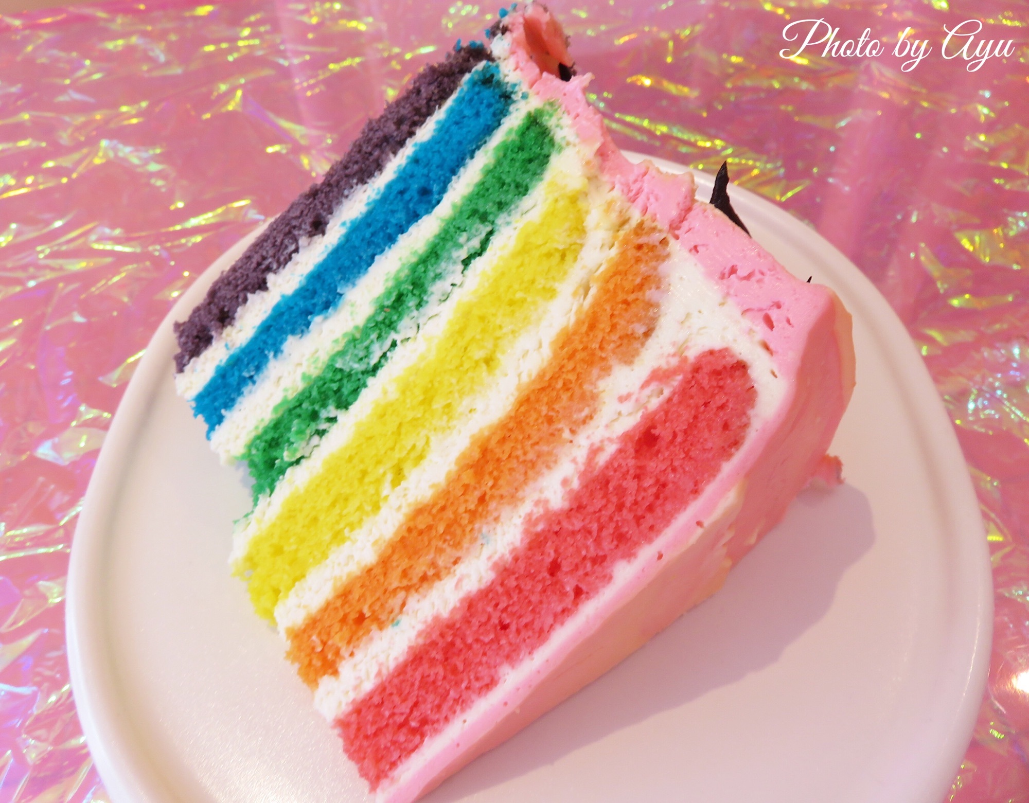 Rainbow Cake in 韓国！ | HeavenlyCake miniatures