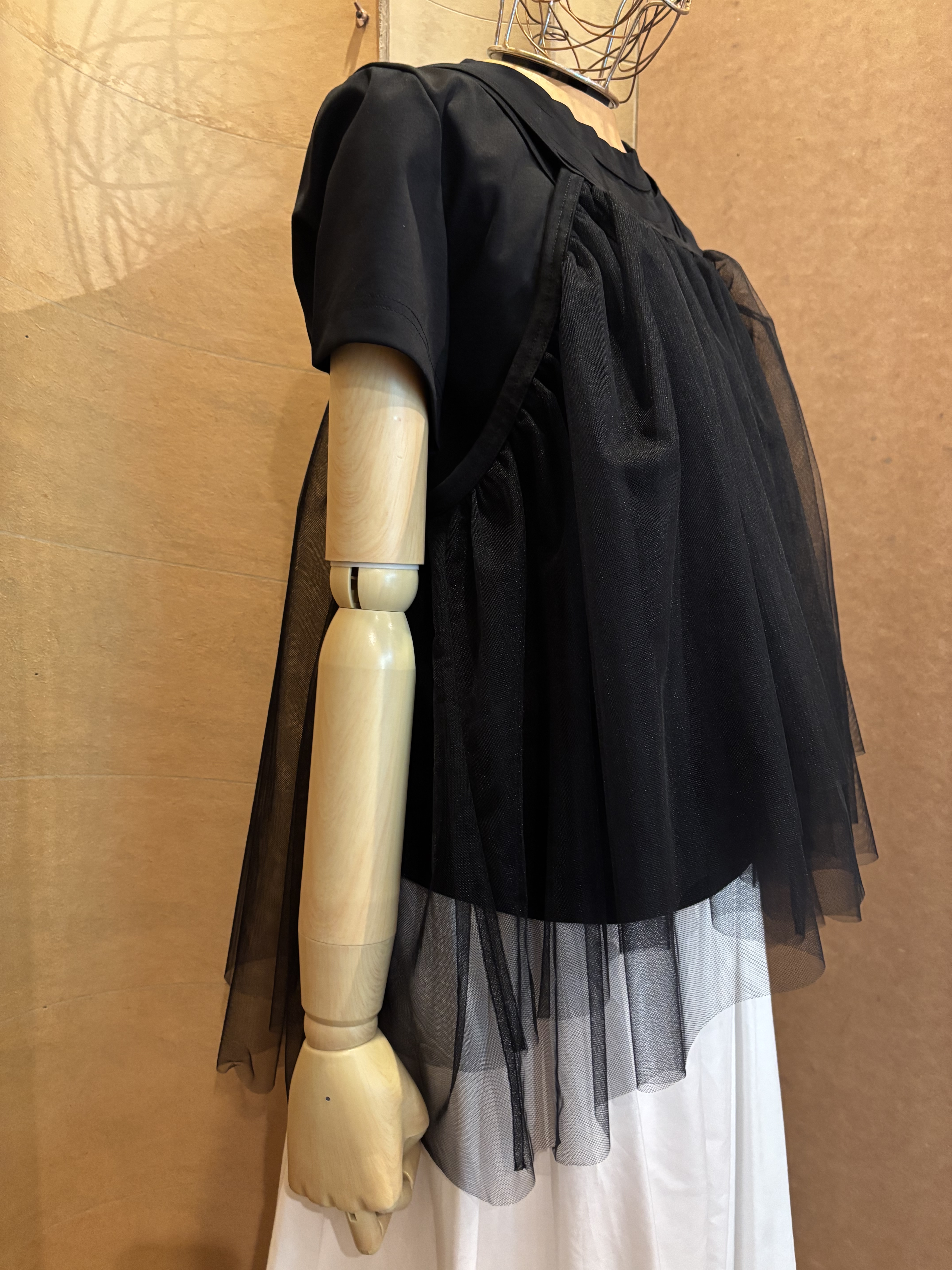 noir kei ninomiya ノアールケイニノミヤ チュールカットソー