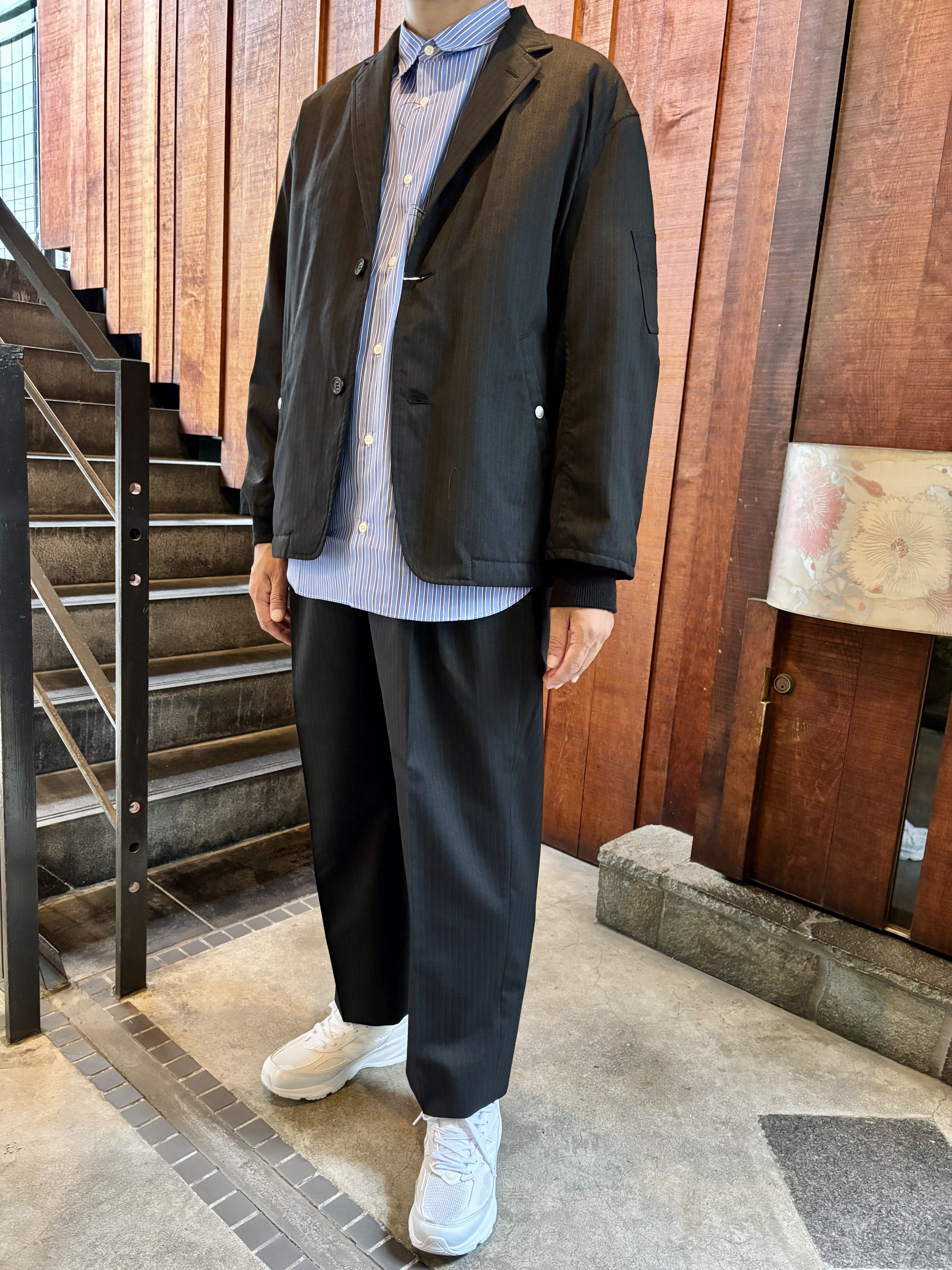 【美品】コムデギャルソンオムオム 田中オム ジャージドッキング セットアップ 美品】コムデギャルソンオムオム 田中オム ジャージドッキング