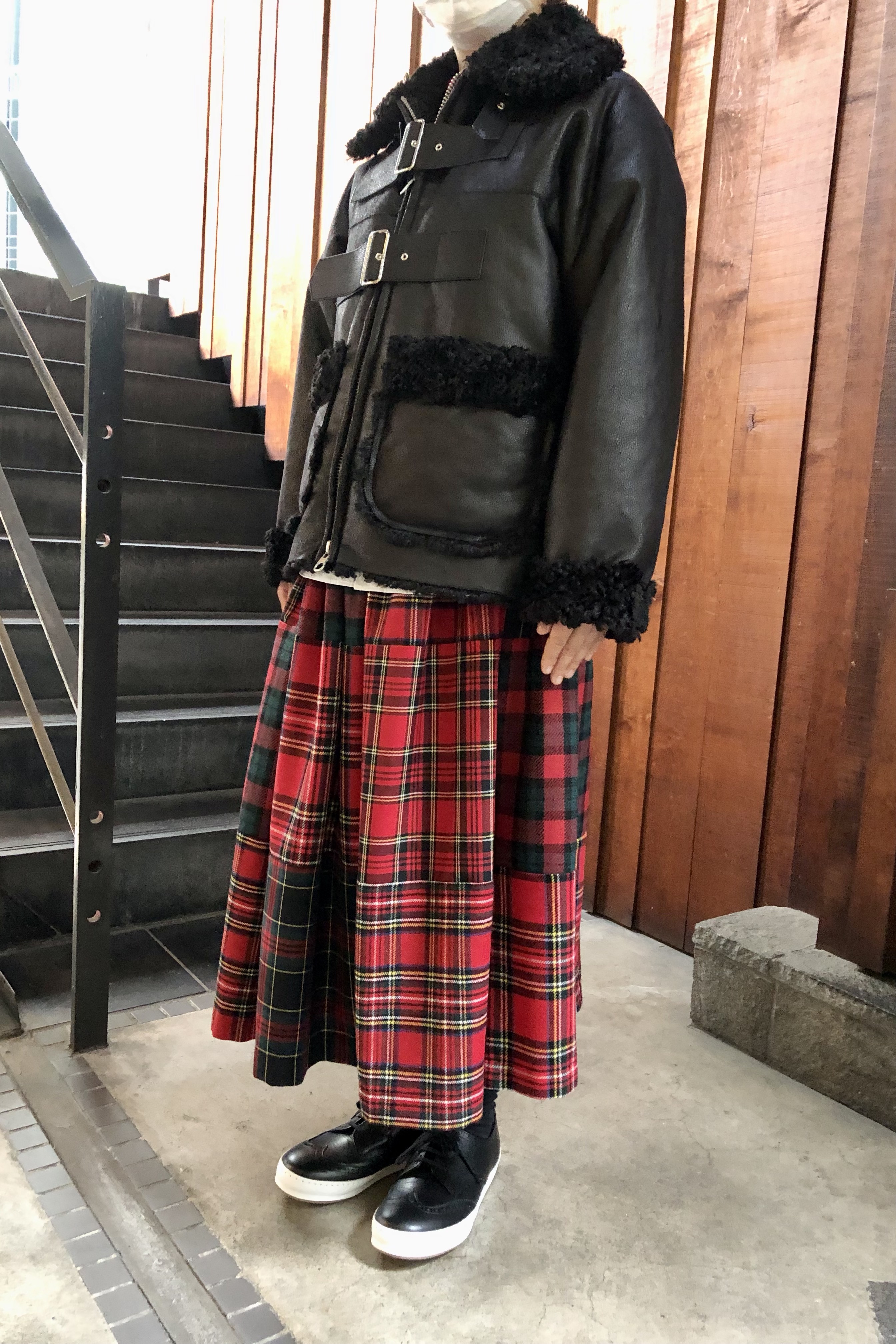 tao タータンチェックスカート