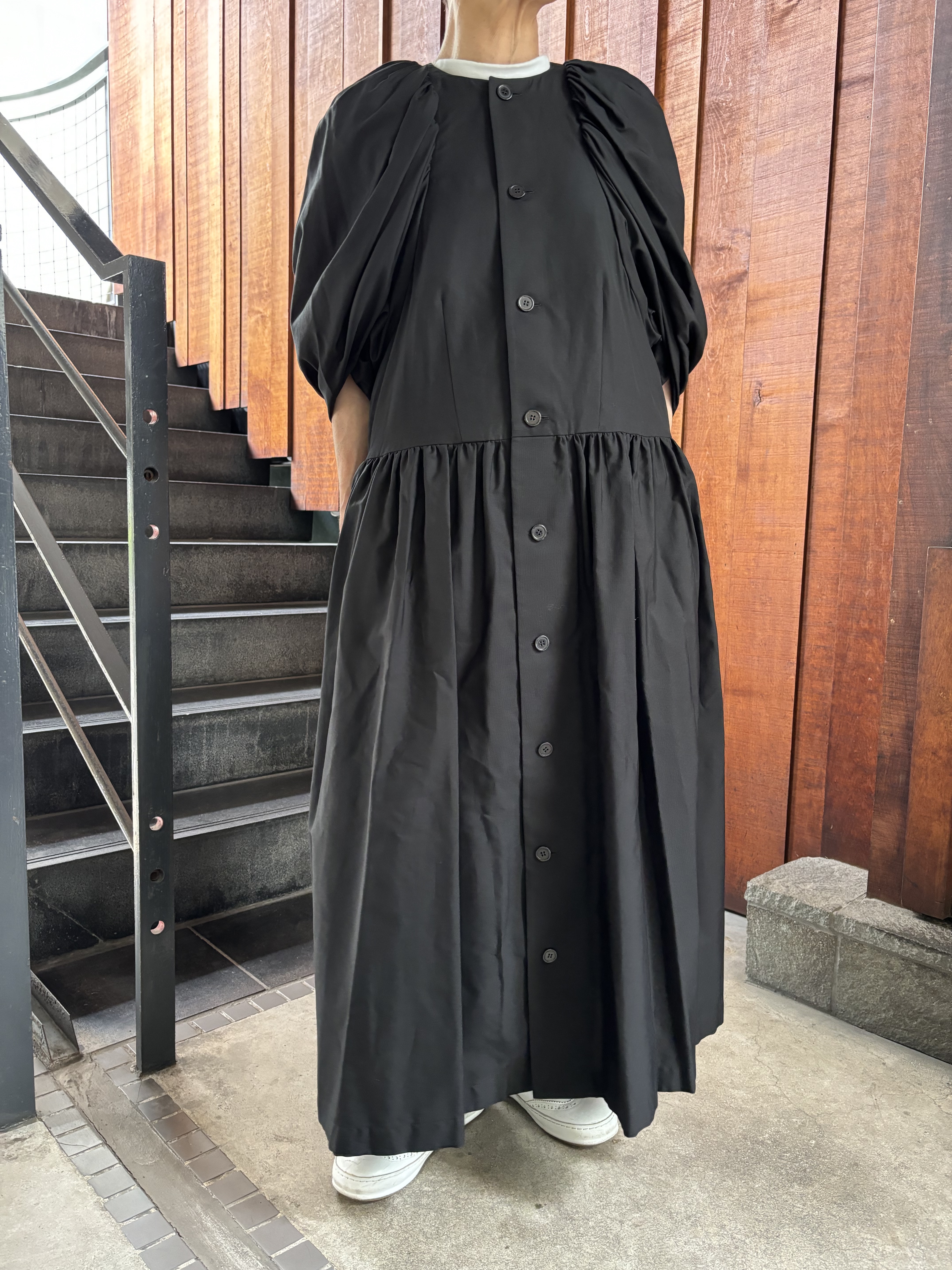 Noir Fr ドレスシャツワンピース EMBROIDERY SHIRT ONEPIECE｜DRESS(ドレス)｜CLANE OFFICIAL