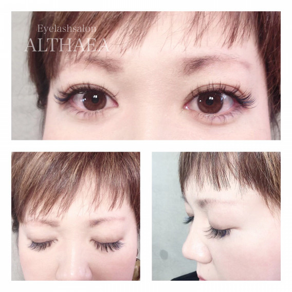 大きい丸い目の効果へ Eyelashsalon Althaea