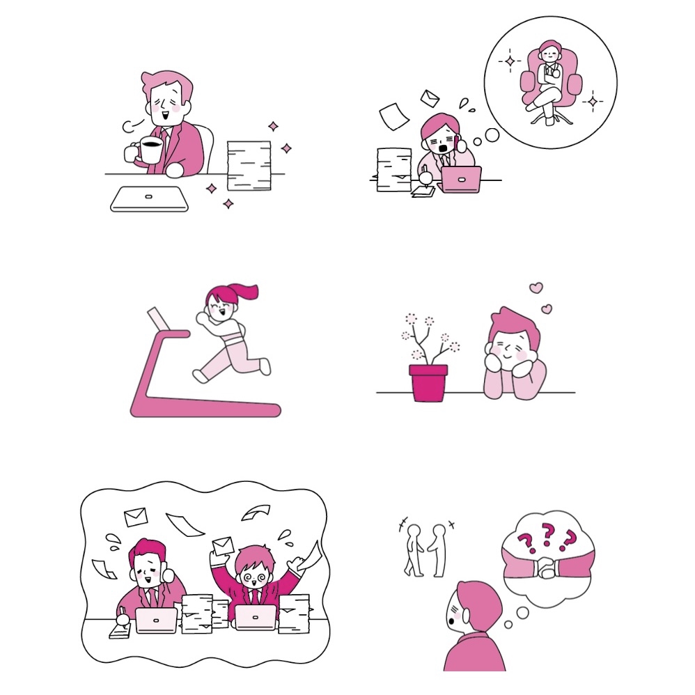 書籍『中学英語からやり直す TOEIC®︎ L&R テスト超入門』挿絵