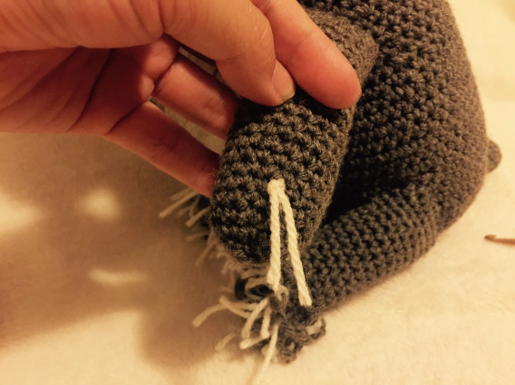 あみぐるみ シュナウザー 仕上げ 子育て 編み物 ときどきキャンプ Peace Of Mind In Nz