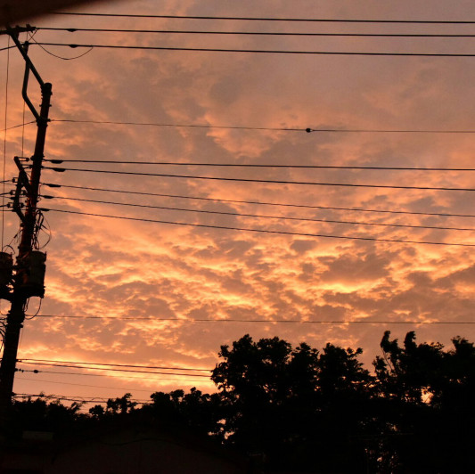 夏っぽい夕方の空 宙花sorahana