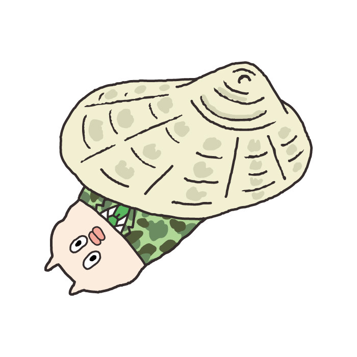 貝社員 会社をなめてるキャラクター パンダ先生 貝社員 会社をなめてるキャラクター パンダ先生