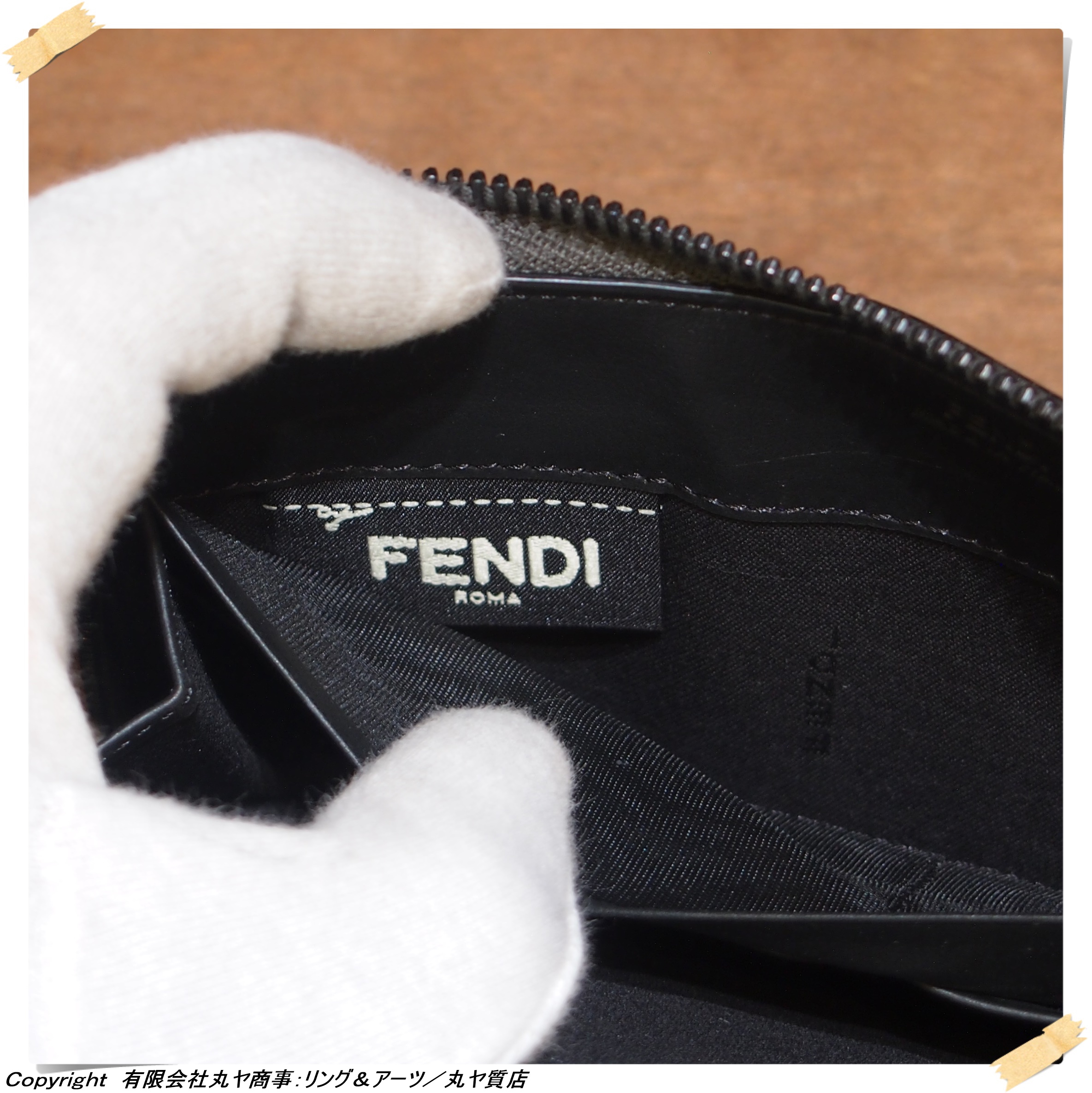 フェンディ：ジップアラウンド長財布／モンスター バッグ バグズ