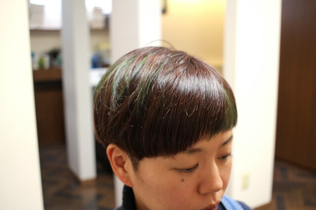 恋ダンス 振付師 Mikiko先生の髪型にインナーカラー Satoshi Motosawa Decohair