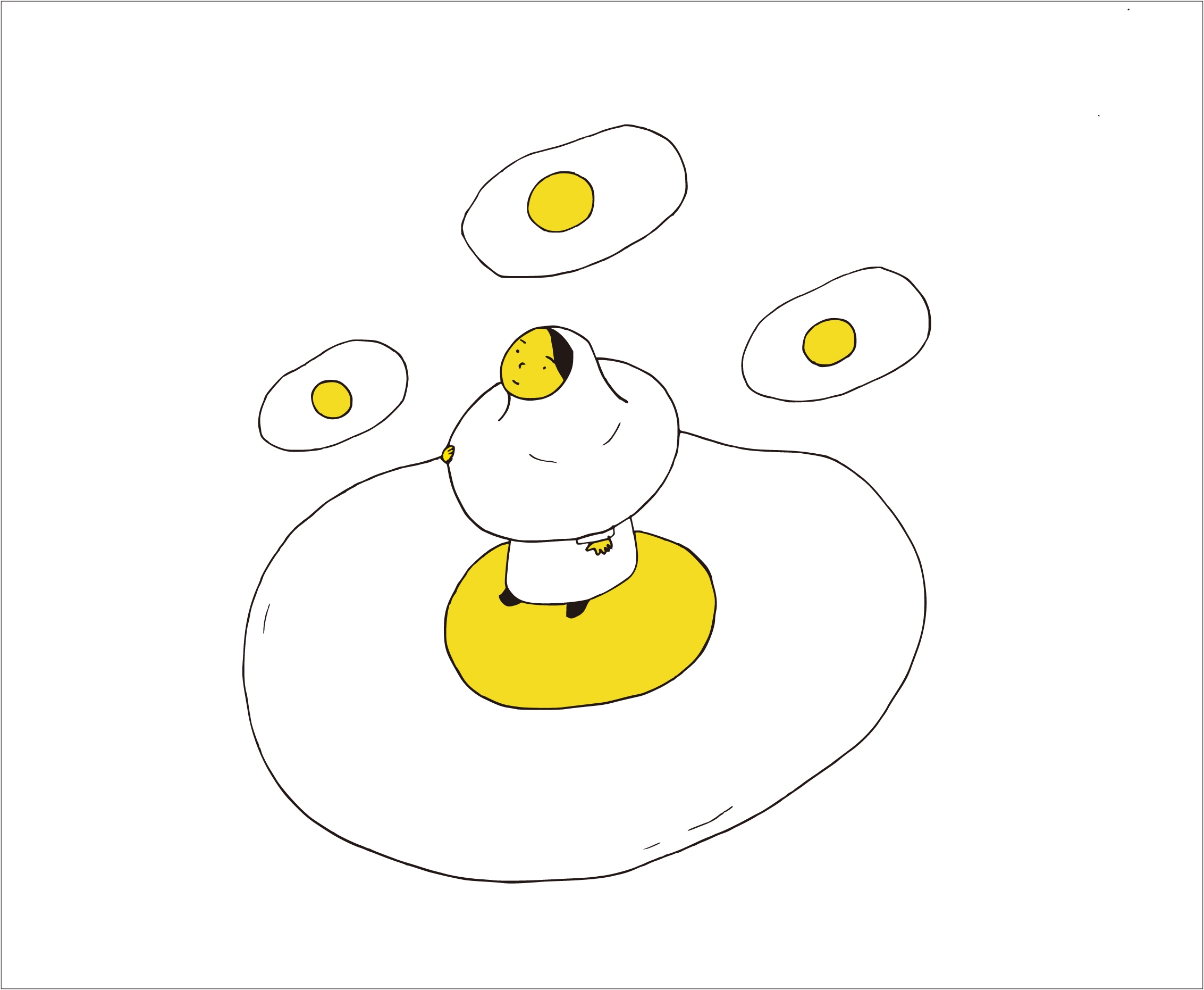 絵とおはなし 目玉焼き 他 シャンティーのイラストレーション通信rararashanty