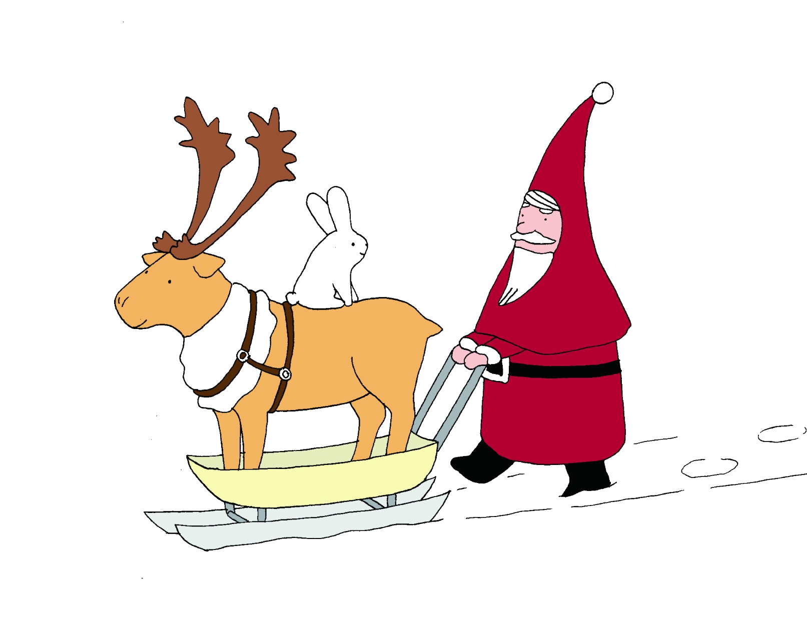 ♡トナカイさん風船でクリスマスパーティーへ♡にゃんこ うさぎ