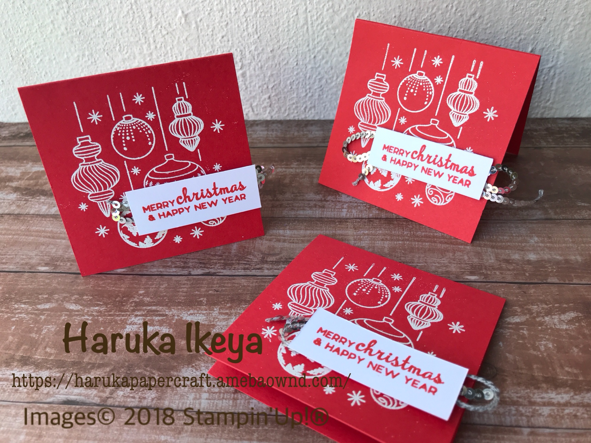 5分で出来るミニカードの作り方を紹介します スタンプ メッセージカード Stampin Grace