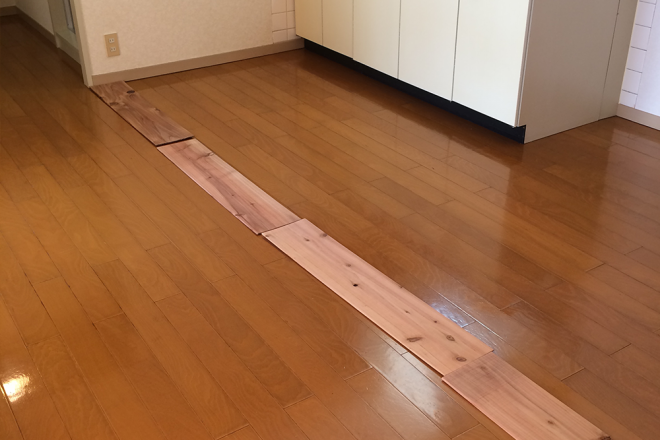 賃貸diy おしゃれな部屋はどこから わたしは床から 憧れの無垢の床に挑戦しました スワンのdiy報