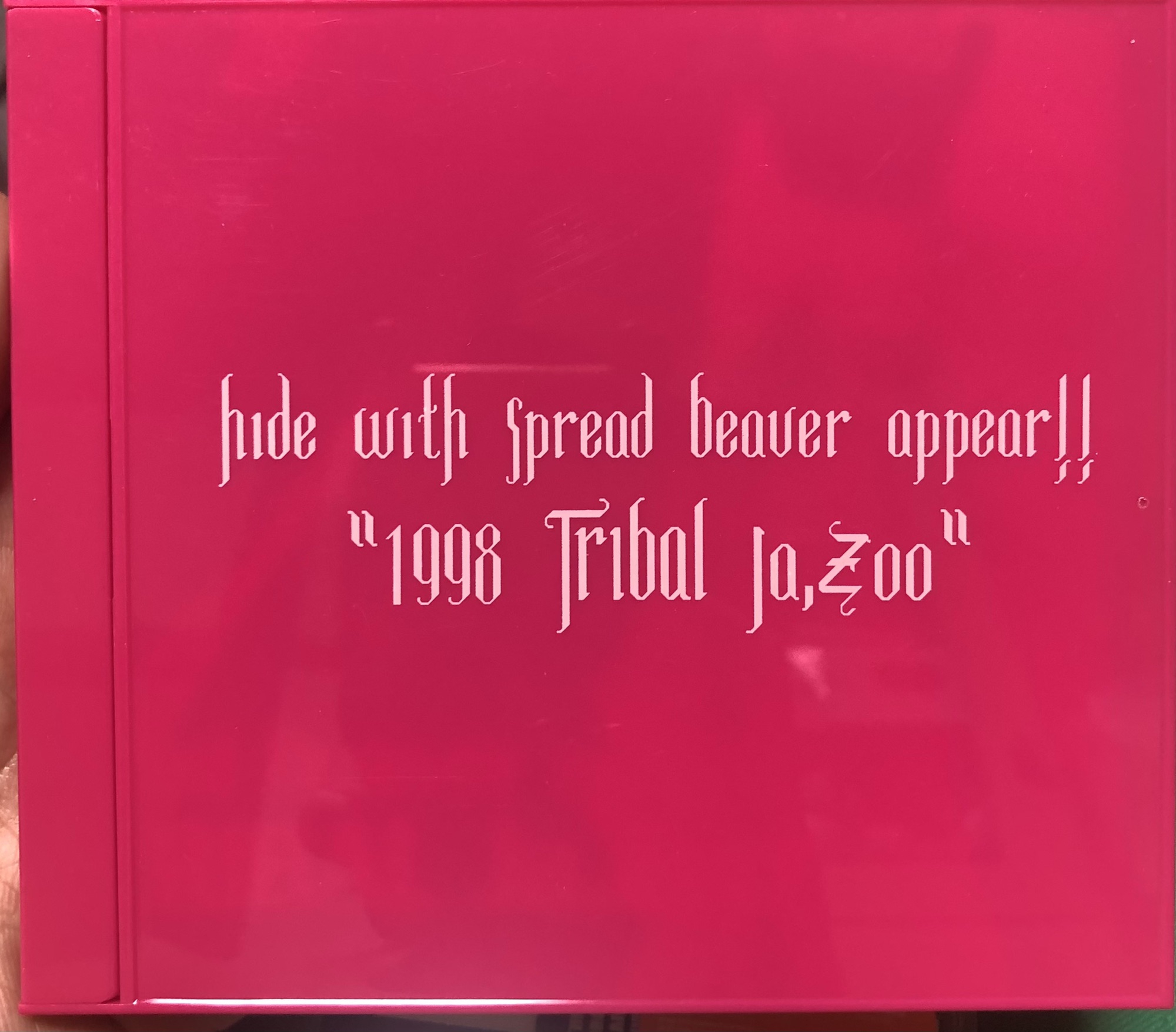 Live DVD〝hide with Spread Beaver appear!!1998 TRIBAL Ja,Zoo