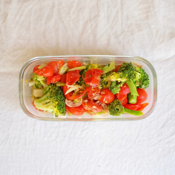 ブロッコリー ミニトマト ブロッコリーとミニトマトのみょうが和え つみきキッチン