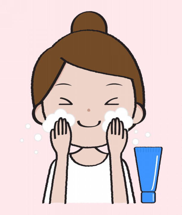 洗顔後のタオル Un Logement アンロジュモン 那須塩原市 美容室