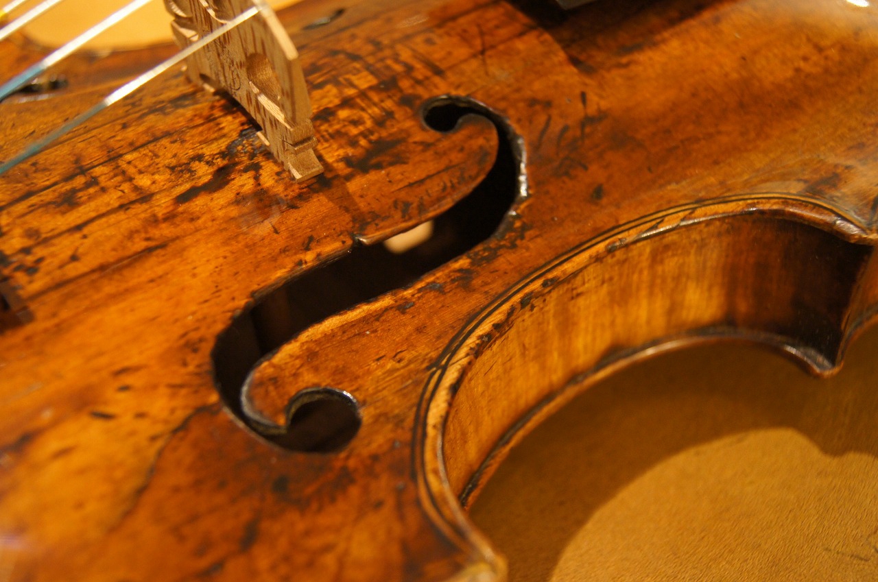 u36938 Wolf Bros [Class 5D 4/4] 1891年製 バイオリン 弓付 - 楽器、器材