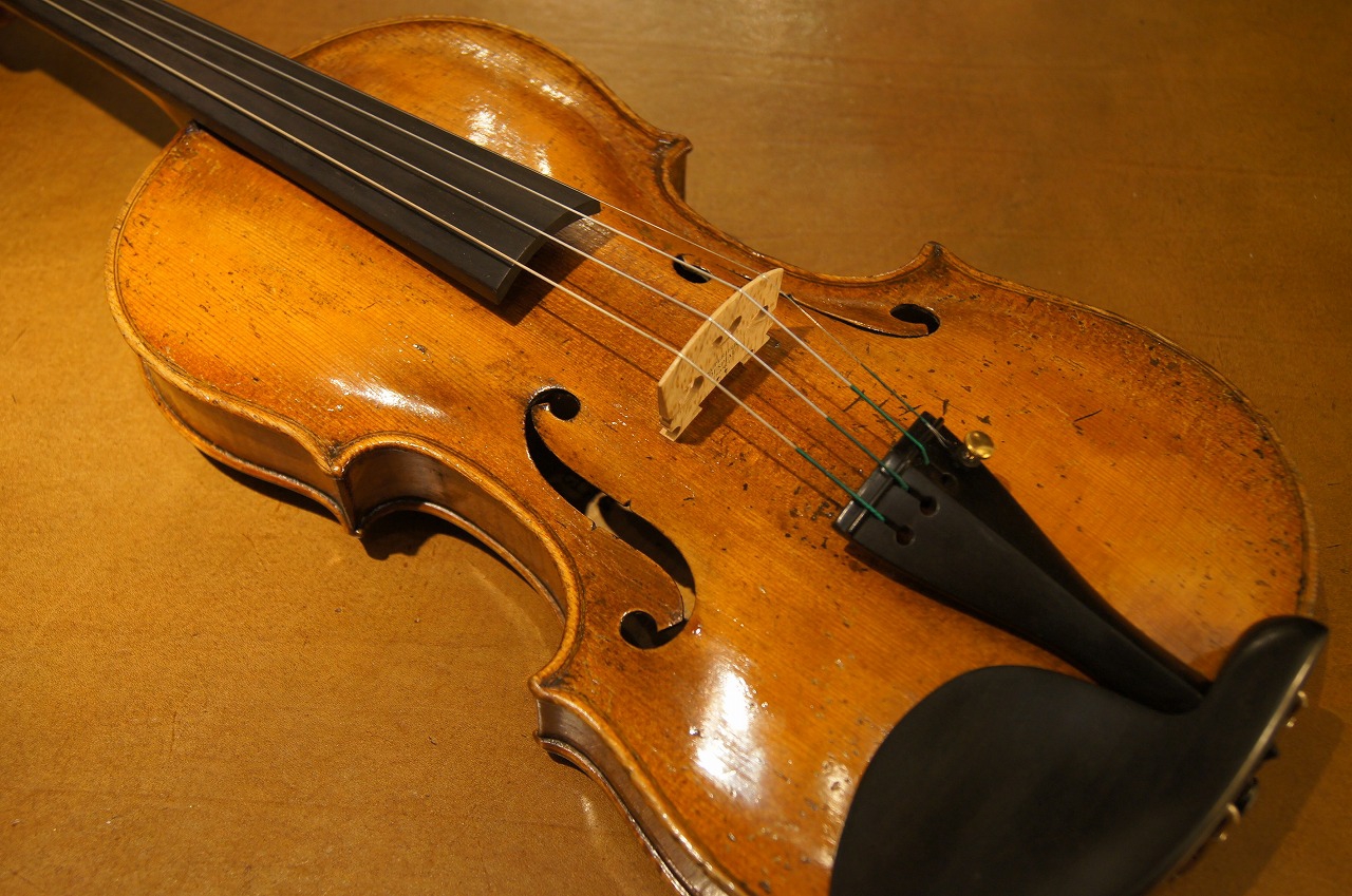 Old German violin by F.A.Glass,Markneukirchen,ca.1800 | オールド 