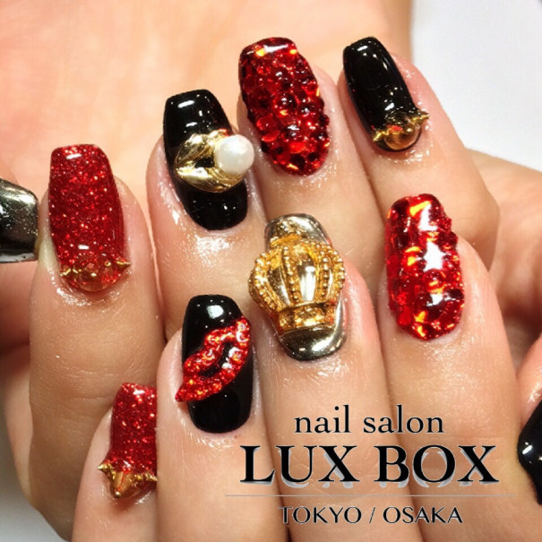 ハロウィンにもピッタリ Rock ミラーnail Lux Box 渋谷店