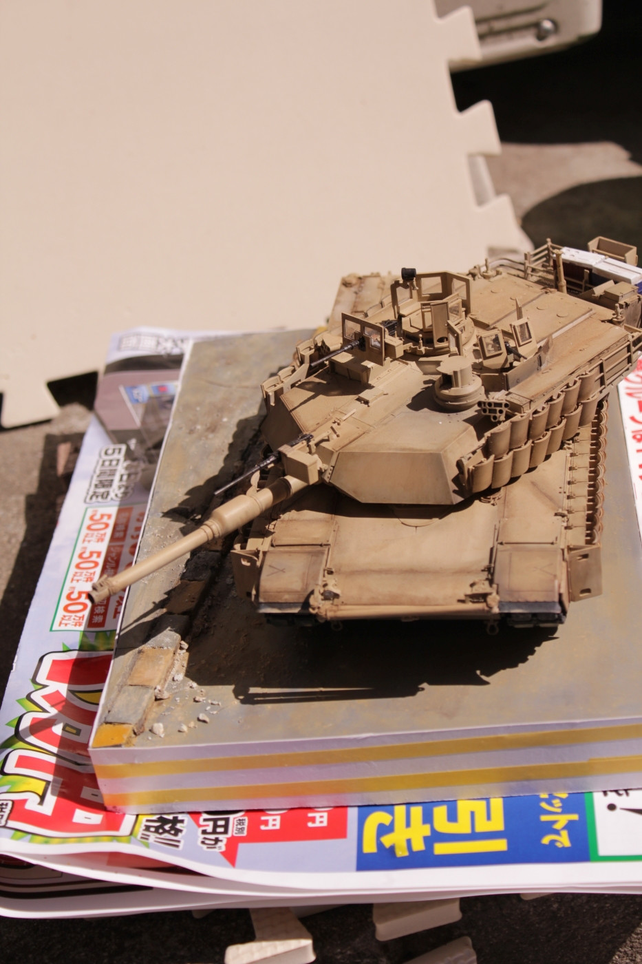 Main Battle Tank M1a2 Abrams Tusk Yorunomachi The World