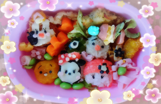 ツムツムお弁当 キャラ弁 みぃ