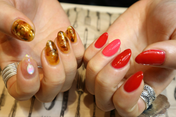 ハイセンスなアパレル店員さんとコラボネイルしました 中目黒のネイリストです