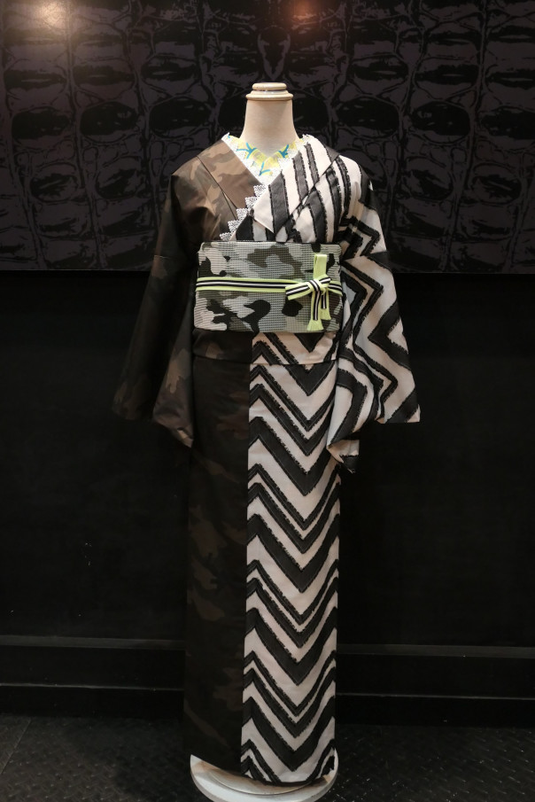 3. gle縞着物【SAHARA】 | 2022秋冬gle縞新作LOOKBOOK 